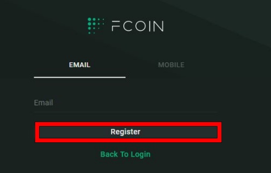 Fcoinの登録手順3